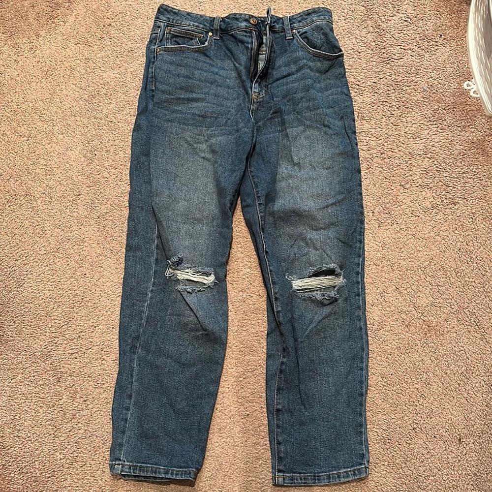 Celebrity pink high rise wide leg jeans